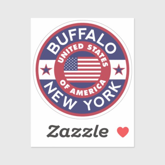 BUFFALO, New York Sticker (Vel)