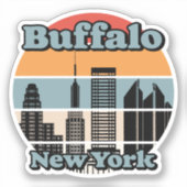  Buffalo New York Sticker (Voorkant)
