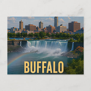 Buffalo New York Waterfront Watervallen Reis Cadea Briefkaart