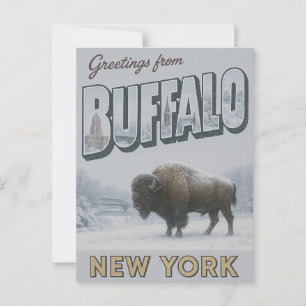 Buffalo (New York) Winter Briefkaart