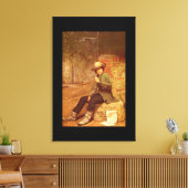 Buffalo Newsboy', Thomas_Art van Amerika Canvas Afdruk (Insitu (Woonkamer))