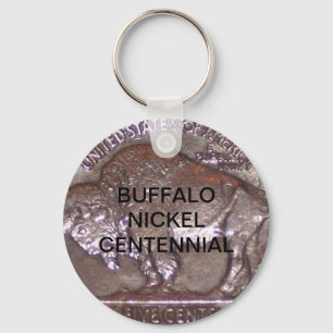 BUFFALO NICKEL CENTENNIAL SLEUTELHANGER
