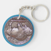 Buffalo Nickel Sleutelhanger (Achterkant)