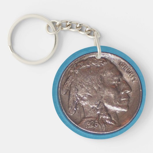 Buffalo Nickel Sleutelhanger (Voorkant)