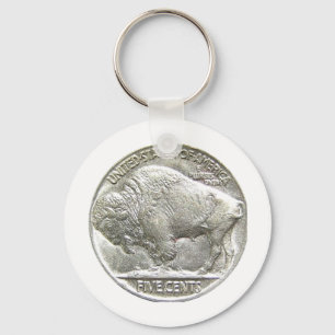 BUFFALO NICKEL SLEUTELHANGER