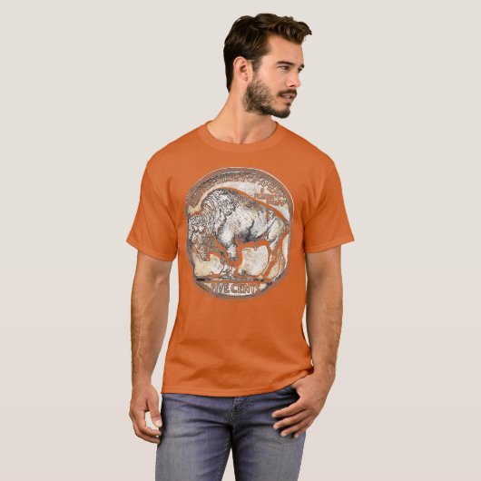 Buffalo Nikkel Munt Verenigde Staten T-shirt (Voorkant volledig)