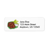 Buffalo NY BBQ Chicken Wing Celery Labels (Voorkant)
