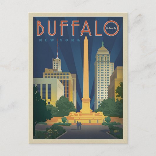 Buffalo, NY Briefkaart (Voorkant)