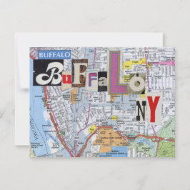 Buffalo NY Collage Briefkaart