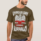 Buffalo NY Dyngus Day Piwo Pierogi Polka Music T-shirt (Voorkant)