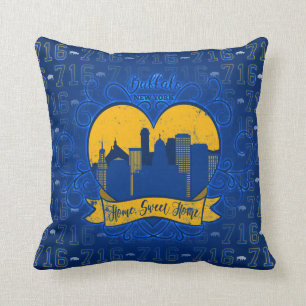 Buffalo, NY Home Sweet Home Pillow Kussen
