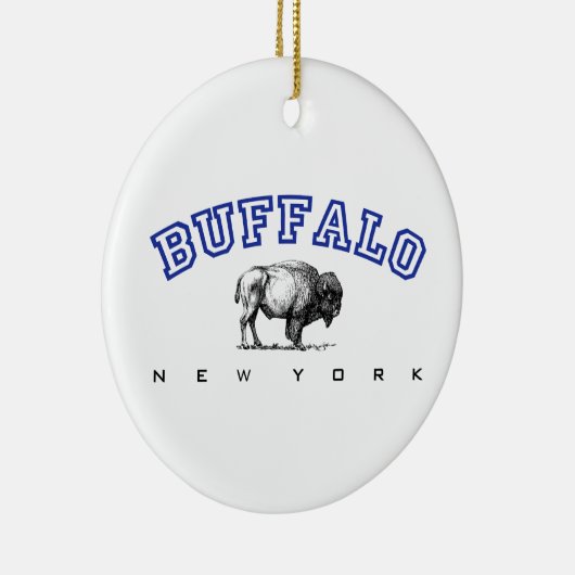 Buffalo NY Keramisch Ornament (Rechts)