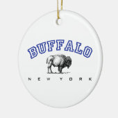 Buffalo NY Keramisch Ornament (Links)