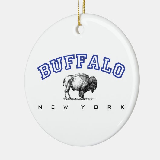 Buffalo NY Keramisch Ornament (Links)