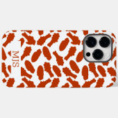 Buffalo NY Kipvleugels Grappig Patroon Monogram Case-Mate iPhone Case (Achterkant (horizontaal))