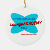 Buffalo NY Lounge Academy Retro Space Age Keramisch Ornament (Voorkant)