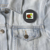 Buffalo Ny New York Hete Bbq Kippenvleugels Bleeks Ronde Button 5,7 Cm (In situ)