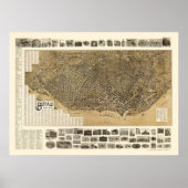 Buffalo, NY Panoramic Map - 1902 Poster (Voorkant)