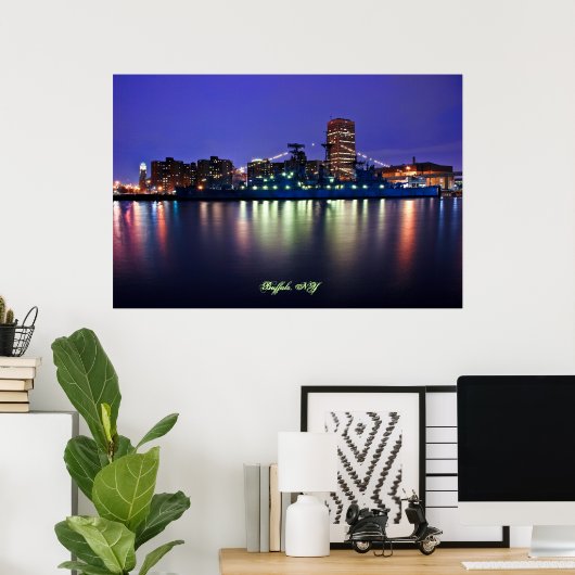Buffalo, NY Poster (Thuiskantoor)