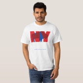 BUFFALO NY (rood) T-shirt (Voorkant volledig)
