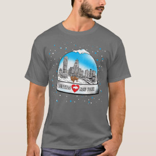 BUFFALO NY-sneeuw wereldbol 716 New York-liefde BF T-shirt