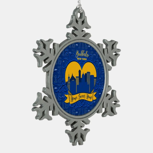 Buffalo, NY Snowflake Ornament (Links)
