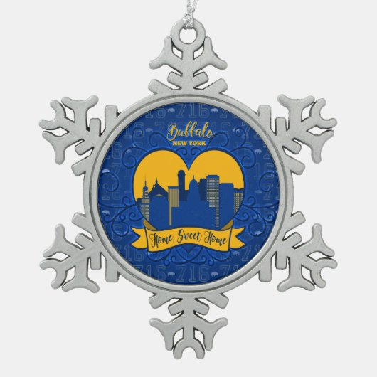 Buffalo, NY Snowflake Ornament (Voorkant)