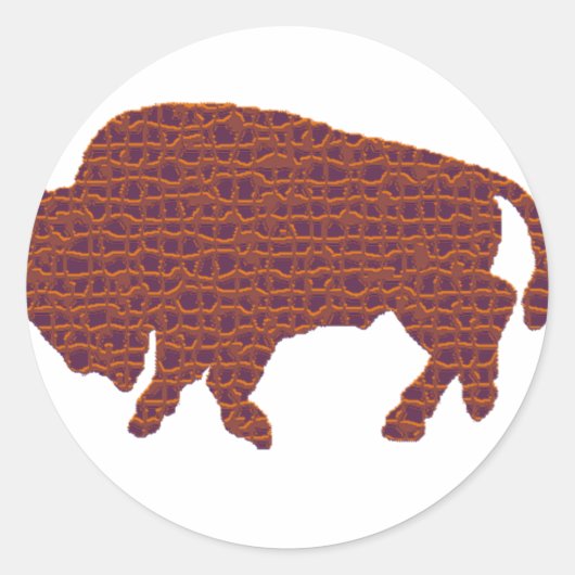 Buffalo Official Ronde Sticker (Voorkant)