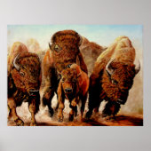 Buffalo "On the run" Poster (Voorkant)