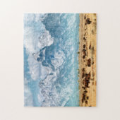 Buffalo onder het Grand Teton-gebergte Legpuzzel (Verticaal)