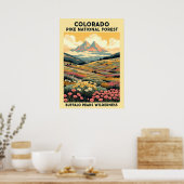 Buffalo Peaks Wilderness V01 Poster (Keuken)