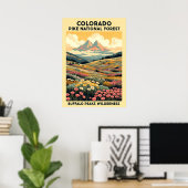 Buffalo Peaks Wilderness V01 Poster (Thuiskantoor)