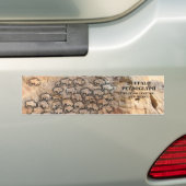 BUFFALO PETROGLYPH - TALKANYONS, NIEUW MEXICO BUMPERSTICKER (Op auto)