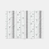 Buffalo Pijl Fleece Deken (Voorkant (Horizontaal))