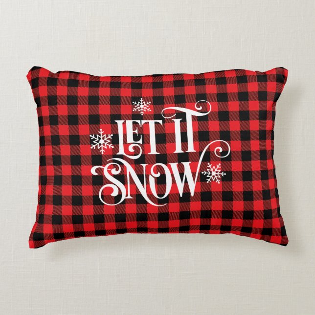 Buffalo Plaid Accent Kussen (Voorkant)