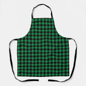Buffalo Plaid Apron Schort (Voorkant)
