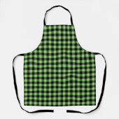 Buffalo Plaid Apron Schort (Voorkant)