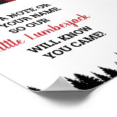 Buffalo Plaid Baby Shower Gastensignatuur Afdruk Poster (Hoek)