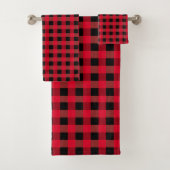 Buffalo plaid bad handdoek (Insitu)