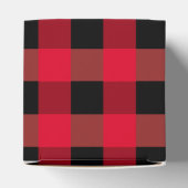 Buffalo plaid bedankdoosjes (Bovenkant)