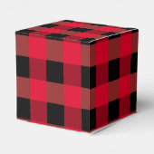 Buffalo plaid bedankdoosjes (Achterkant)