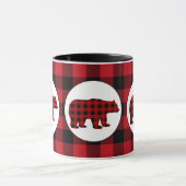 Buffalo plaid beer Country Kitchen mok (Midden)