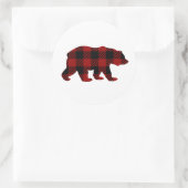 Buffalo Plaid Beer Sticker (Tas)