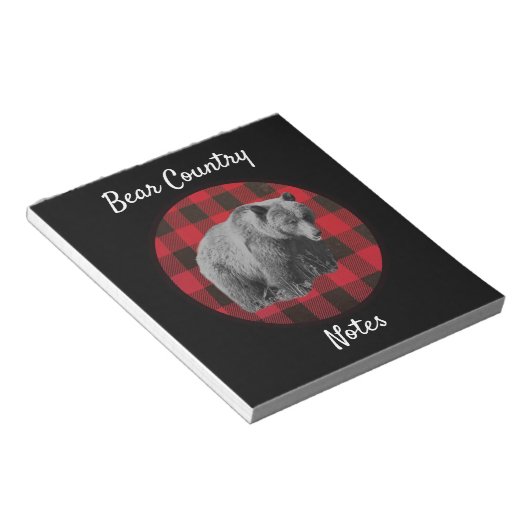 Buffalo Plaid Beerland Aantekeningen Notitieblok (Schuin)