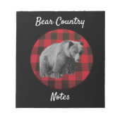 Buffalo Plaid Beerland Aantekeningen Notitieblok (Voorkant)