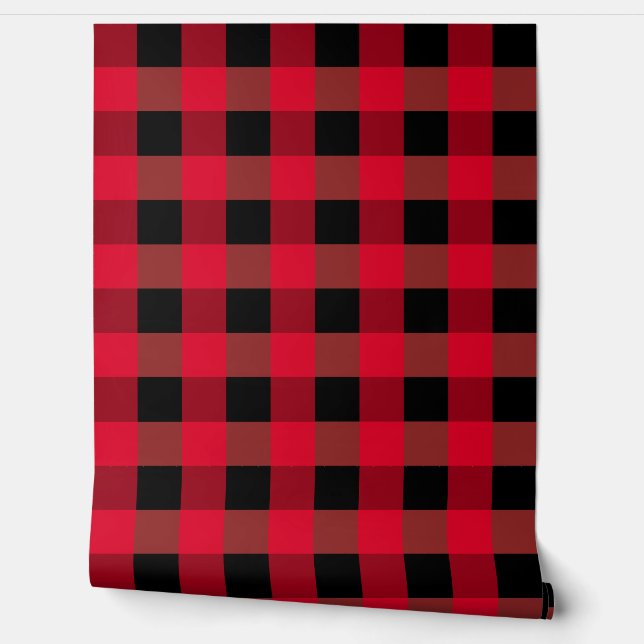 Buffalo plaid behang (Afrollen)