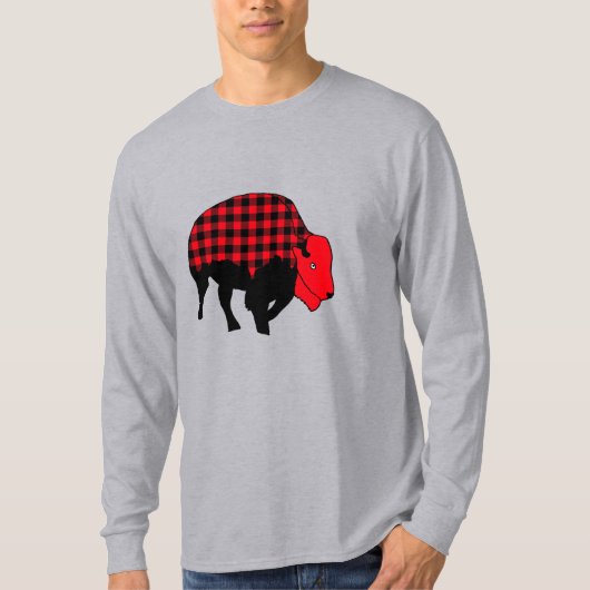 Buffalo Plaid Bison overhemd T-shirt (Voorkant)