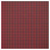 Buffalo plaid Black en Red Pattern Stof (Swatch)