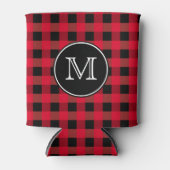 Buffalo plaid blikjeskoeler (Voorkant)