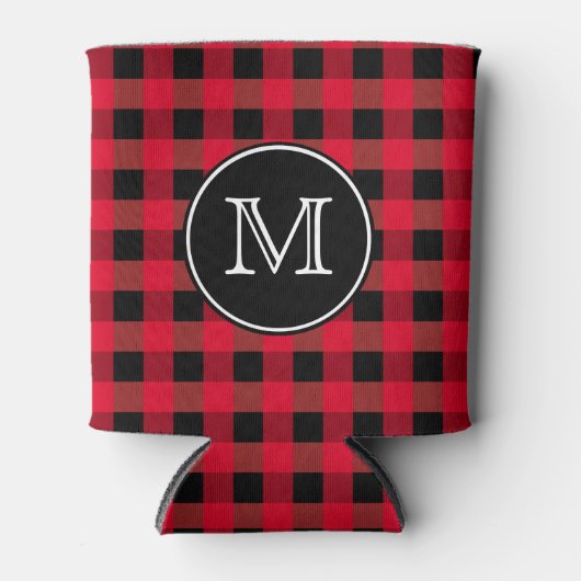 Buffalo plaid blikjeskoeler (Voorkant)
